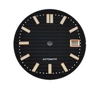 Hyuwdai 1pcs 30.5mm dial with Green Light, Suitable for NH35 Movement Watch Accessories(10-S dial)