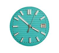 Hyuwdai 1pcs 30.5mm dial with Green Light, Suitable for NH35 Movement Watch Accessories(19-S dial)