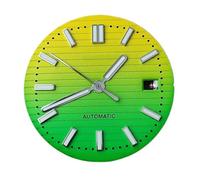 Hyuwdai 1pcs 30.5mm dial with Green Light, Suitable for NH35 Movement Watch Accessories(27-S dial)