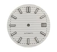 Hyuwdai 1pcs 30.5mm dial with Green Light, Suitable for NH35 Movement Watch Accessories(3-S dial)