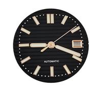 Hyuwdai 1pcs 30.5mm dial with Green Light, Suitable for NH35 Movement Watch Accessories(30-S dial)