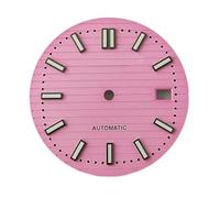 Hyuwdai 1pcs 30.5mm dial with Green Light, Suitable for NH35 Movement Watch Accessories(5-S dial)