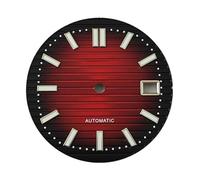 Hyuwdai 1pcs 30.5mm dial with Green Light, Suitable for NH35 Movement Watch Accessories(6-S dial)
