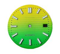 Hyuwdai 1pcs 30.5mm dial with Green Light, Suitable for NH35 Movement Watch Accessories(7-S dial)
