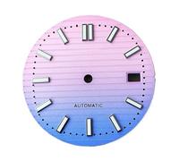 Hyuwdai 1pcs 30.5mm dial with Green Light, Suitable for NH35 Movement Watch Accessories(9-S dial)