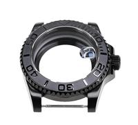 Hyuwdai 1pcs Black Yacht Design Style Case with Sapphire Crystal Water Resistant for NH35 Nh36 Nh34 Automatic Mechanical Movement Watch Case(3)