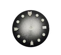 Hyuwdai 1pcs Gradient Color Luminous dial, Green Luminous, for NH35, 28.5 mm, Watch Assembly Parts(1)