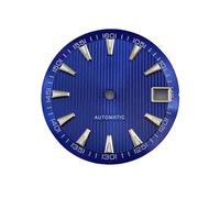 Hyuwdai 1pcs Nh35 Dial S Logo 28.5mm Scale Dial Suitable for NH35 NH36 Movement No Luminous Watch Accessories Repair Tool(K-700)
