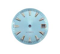 Hyuwdai 1pcs Nh35 Dial S Logo 28.5mm Scale Dial Suitable for NH35 NH36 Movement No Luminous Watch Accessories Repair Tool(K-697)