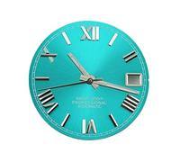 Hyuwdai 1pcs No Logo 28.5mm NH35 Dial Hands Face Needles Pointers NH35 NH36 Automatic Movement Watch Parts Replacement(with S logo8)