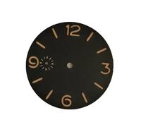 Hyuwdai 1pcs No Logo Sterility Black Watch dial Watch Accessories Diameter 39mm Sandwich dial Thickness 0.8mm Suitable for 6497 3600 Movement