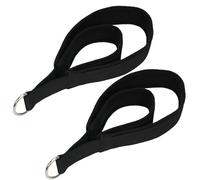 HYVAWO Pilates Straps Soft Padded 1 Pair Double Loop Straps D-Ring for Reformer Home Gym Workout Accessories Fitness Yoga Exercise