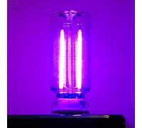 HYVCZP Night Light Touch Control Stepless Dimming USB Powered Glass Bedside Lamp, 5V 0.5W Energy Saving Mood Lighting with Multi-Color, Decorative Atmosphere Lamps (Purple)