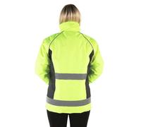 Hyviz Adults Waterproof Riding Jacket Yellow/black (Xs)