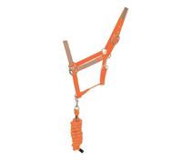 Hyviz Reflector Head Collar And Lead Rope Orange (Full)