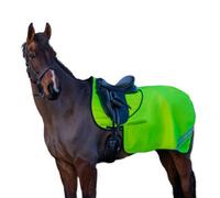 Hyviz Reflector Mesh Horse Quarter Exercise Sheet Yellow (Cob)