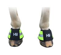 Hyviz Reflector Over Reach Boots Yellow (Pony)