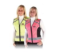 HyViz Waistcoat - Please Pass Wide & Slow (Pink/Black, Medium)