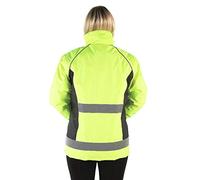 HyVIZ Reflective Waterproof Riding Jacket - Yellow/Black - Extra Small