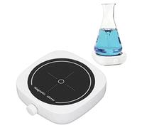 HYWHUYANG Mini Magnetic Stirrer,600-4000 RPM Magnetic Mixer with Stir Bar, Max Stirring Capacity 1000ml, Mini USB Stir Plate for Scientific Research(Black-White)