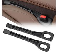 HYXBD Car Seat Gap Filler for Skoda Superb Estate Scout Station Wagon, Seat Gaps Leakproof Plugging Strips, 2Pcs Car Seat Side Gaps Filler Pad Interior Accessories,A Black
