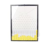 HYYKEJI Dalton Board Experimental Model, Galton Board Desk Toy, Effective Statistical Law Demonstration, Physicalschool Laboratory Teaching Demonstration