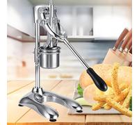 HYYKEJI Manual Long French Fries Maker, 30cm Potato Strips Machine, 360° Free Rotation, Removable, Easy to Operate, for Restaurant, Kitchen, Food Street