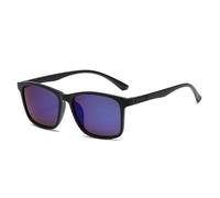 HYYZZC 1/2PCS Men's Polarized Sunglasses Classic Sports Glasses Fashion Simple Driving Sun Protection,Black Blue