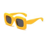 HYYZZC Children's Hip Hop Bubble Funny Thick Frame Baby Glasses For Boys And Girls Going Out Sun Protection Sunglasses