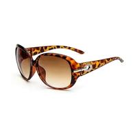 HYYZZC Elegant Ladies Big Frame Sunglasses Anti-Ultraviolet Retro Glasses Vintage Gradient Lens Female Male Shades,leopard,1PC