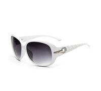 HYYZZC Elegant Ladies Big Frame Sunglasses Anti-Ultraviolet Retro Glasses Vintage Gradient Lens Female Male Shades,WHITE,1PC