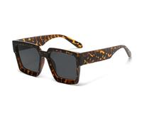 HYYZZC Fahion Vintage Sunglasses Men Women Retro Black Sun Glasses Unisex Ins Popular Shades Eyewear UV400,Leopard,1pc