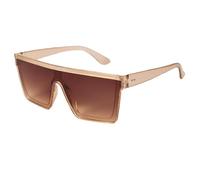 HYYZZC Fashion Conjoined Large Frame Sunglasses Vintage Oversized Sun Glasses For Women Men Outdoor Shades UV400 Protect Goggles,Style M