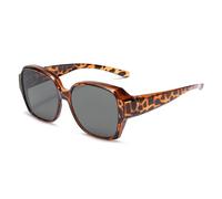 HYYZZC Fashion Round Polarized Sunglasses Cover Over Glasses Portable Men Women Vintage Fishing Driving Eyewear,9,1pc