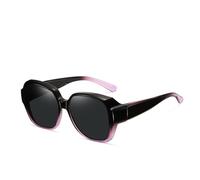 HYYZZC Fashion Round Polarized Sunglasses Cover Over Glasses Portable Men Women Vintage Fishing Driving Eyewear,19,1pc