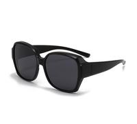 HYYZZC Fashion Round Polarized Sunglasses Cover Over Glasses Portable Men Women Vintage Fishing Driving Eyewear,12,1pc