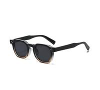 HYYZZC Fashion Vintage Rivet Oval Sunglasses Women Men Leopard Sun Glasses Anti Blue Light Eyeglasses Frame,Black Tea