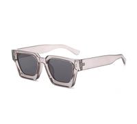 HYYZZC Fashion Women Sunglasses Retro Men Trending Leopard Blue Green Sun Glasses Shades UV400,Grey grey,1PC