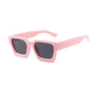 HYYZZC Fashion Women Sunglasses Retro Men Trending Leopard Blue Green Sun Glasses Shades UV400,Pink grey,1PC