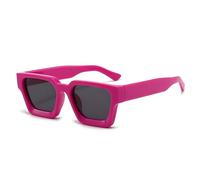 HYYZZC Fashion Women Sunglasses Retro Men Trending Leopard Blue Green Sun Glasses Shades UV400,Rose pink gray,1PC