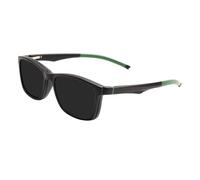 HYYZZC Men and Women Big Size Sunglasses Rectangular Full Rim Glasses Frames With Clip On Hinge,Black green,1PC