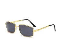 HYYZZC Men's Polarized Sunglasses Aluminum Magnesium Alloy Punk Double Beam Sun Glasses UV400 Fishing Goggles,C2 Polarized filter