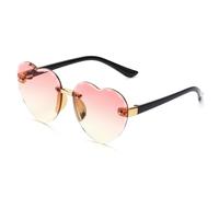 HYYZZC Ocean Lenses Eyewear Party Photography Kids Heart shaped Sun Glasses UV 400 Protection Children Sunglasses,C01