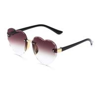HYYZZC Ocean Lenses Eyewear Party Photography Kids Heart shaped Sun Glasses UV 400 Protection Children Sunglasses,C04