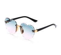 HYYZZC Ocean Lenses Eyewear Party Photography Kids Heart shaped Sun Glasses UV 400 Protection Children Sunglasses,C05