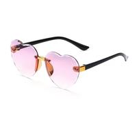 HYYZZC Ocean Lenses Eyewear Party Photography Kids Heart shaped Sun Glasses UV 400 Protection Children Sunglasses,C03