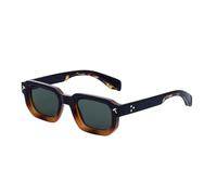 HYYZZC Polarized Sunglasses Men Fashion Rectangle Sun Glasses For Women Driving Shades Eyewear,C6BlackGreen