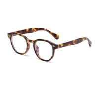 HYYZZC Quality Retro Round Sunglasses Women Fashion Rivets Decoration Shades UV400 Men Punk Leopard Sun Glasses,Leopard Frame