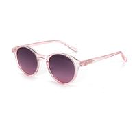 HYYZZC Retro Circular Polarized Sunglasses Men Women Vintage Small Round Sun Glasses UV400 Goggles Shades,007 Pink Lens,1PC