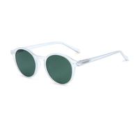 HYYZZC Retro Circular Polarized Sunglasses Men Women Vintage Small Round Sun Glasses UV400 Goggles Shades,004 Green Lens,1PC